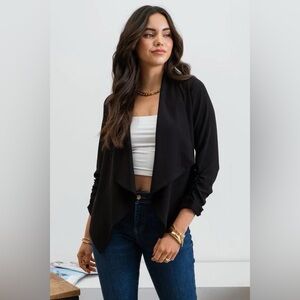 Blu Pepper Black Women's Blazer